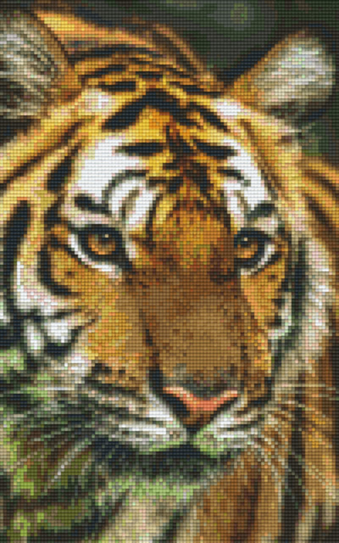 Tiger 2 Eight [8] Baseplate PixelHobby Mini-mosaic Art Kit image 0